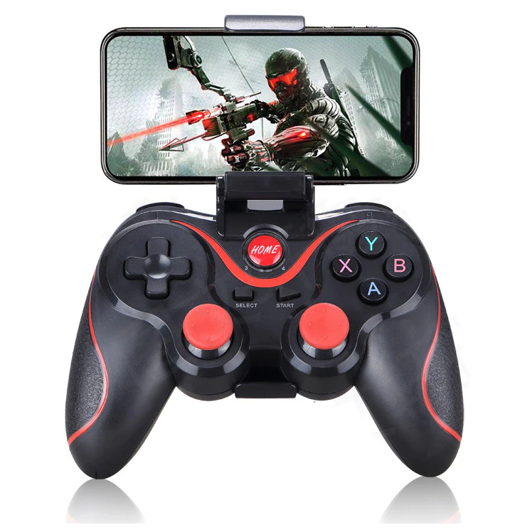 Android Gamepad Joystick Game-Controller Tv-Box-Holder Tablet Mobile-Phone Bluetooth