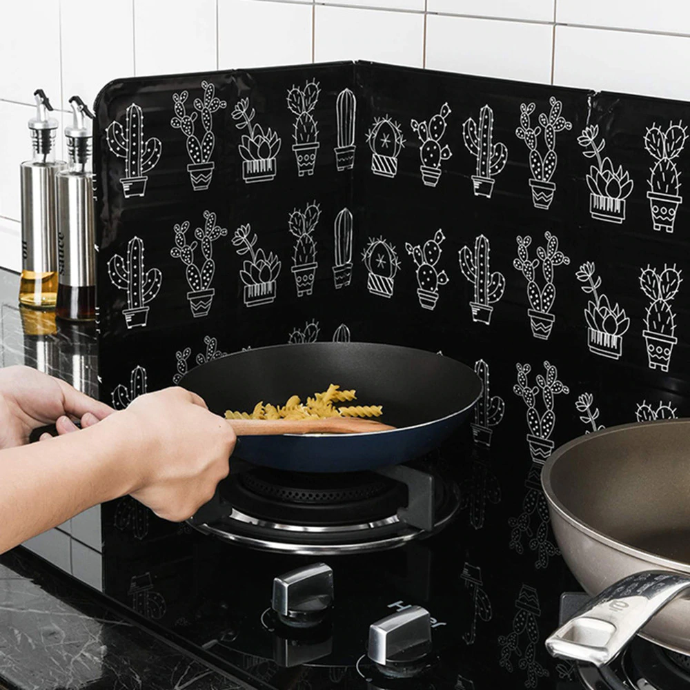 Oil-Separator Frying-Pan Protection-Screen Gas-Stove Aluminum-Film Splash Kitchen