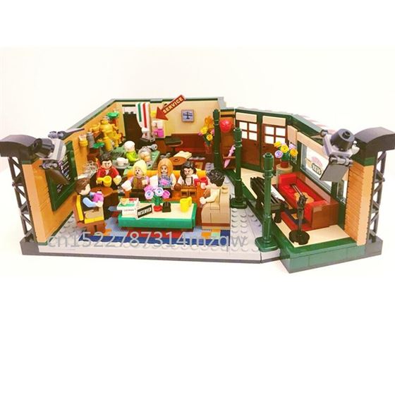 Bricks Model-Building-Block Central Perk Gift Tv-Series Classic American-Drama-Friends