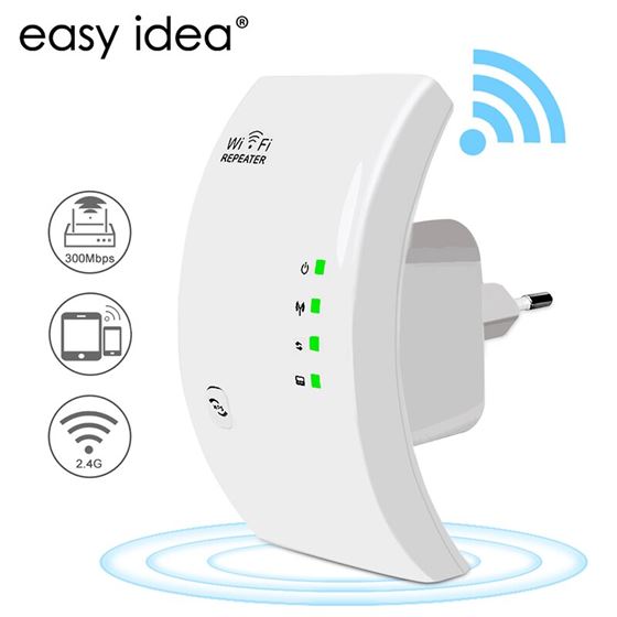 EASYIDEA Wireless WIFI Repeater Signal-Amplifier Wifi-Extender Wi-Fi-Booster Access-Point-Wlan