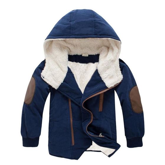 Winter Coat Jacket Parkas Teenage Baby-Boys Kids Children Hooded for Clothing 100-150cm