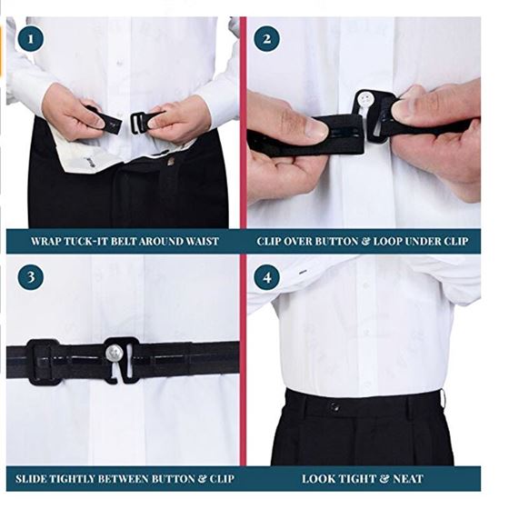 Shirt Stays Belt Suspenders Men Braces Tuck Adjustable Near Women New Camicia Cintura