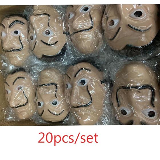 Plastic Face-Shield Dali-Mask Casa-De-Papel Cosplay Party Props Halloween-Yacht Carnival