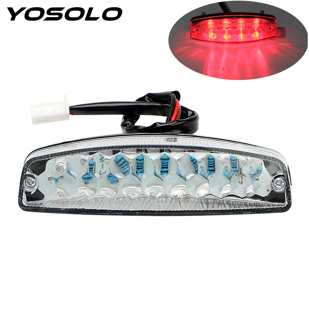 Lamp Tail-Brake-Light-Indicator Motorcycle-Lighting Kart Atv Quad LED for YOSOLO