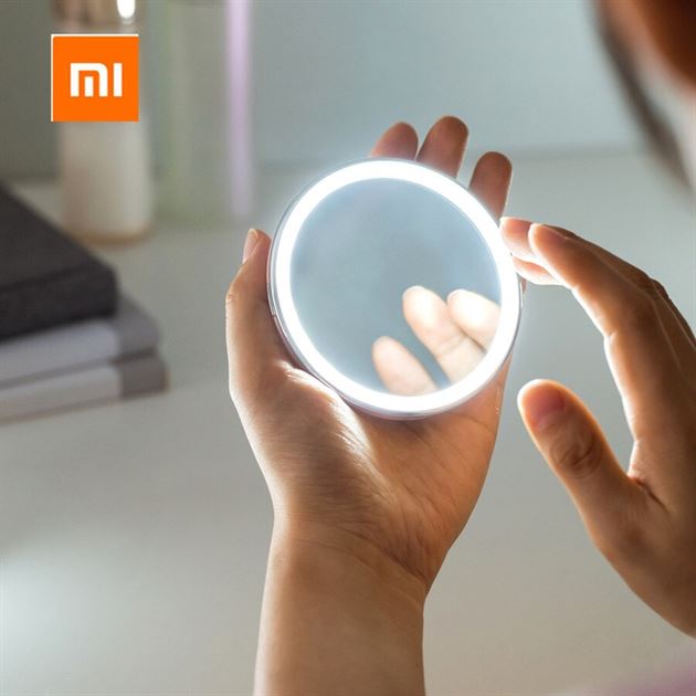 Xiaomi Makeup-Mirror Sensing Blue-Light Touch-Control Beauty Mini Portable with Led-Color