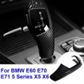 Gear-Shift-Knob-Cover Trim LHD Carbon-Fiber 5-Series E71 E70 Bmw E60 Car-Styling 1pc