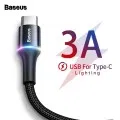 Baseus USB Type C Cable For Samsung Xiaomi Redmi Note 7 8 10 3A Fast Charging Wire Cord