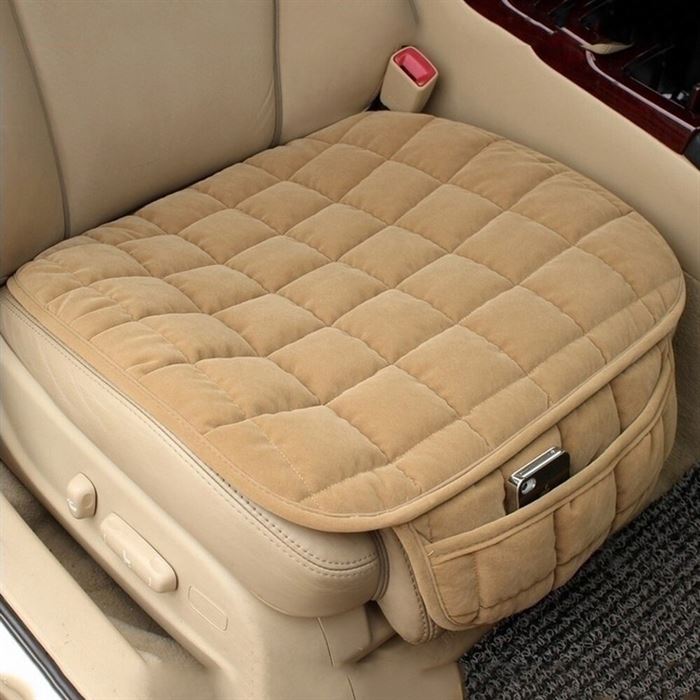 Seat Cushion Car-Seat-Cover Front-Chair Vehicle Universal Breathable Warm Auto Winter