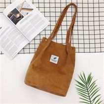 Litthing Handbag Purses Tote Bookbag Crossbody-Bags Corduroy Casual Women Package Solid
