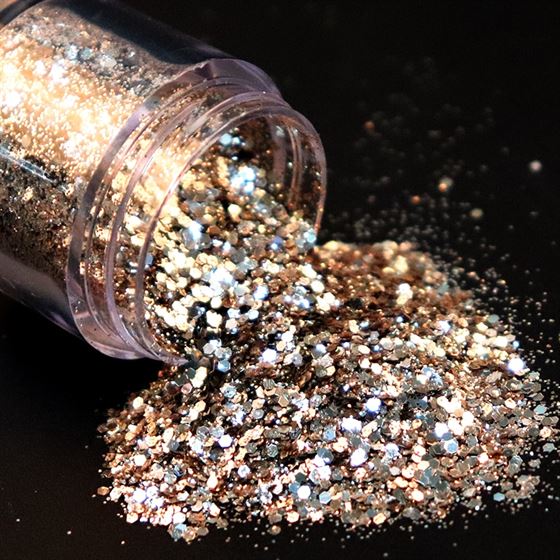 Glitter Sequins Pigment Nail-Decorations Paillette-Tips Charm Flakes Gel 1-Bottle Rose-Gold