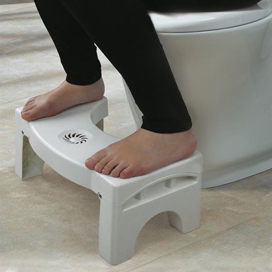 Squatty Potty Toilet-Stool Folding Bathroom-Step Anti-Constipation Aid Kid No Non-Slip