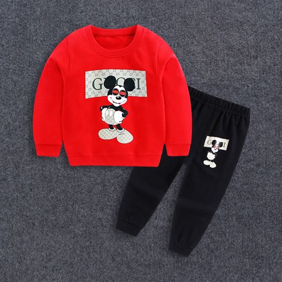 Boys Pant T-Shirt Sport-Suit Long-Sleeve Autumn Kids Winter 1-2-3-4 2pcs