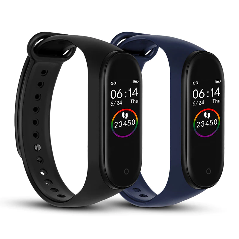 4-Fitness-Tracker Watch Pedometer Bracelet Wristband Heart-Rate Health Sport M4 Blood-Pressure-Smartband-Monitor