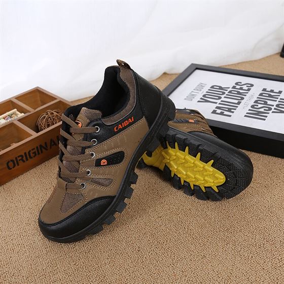 Outdoor-Shoes Mountaineering Hiking Climbing Waterproof Non-Slip Casual Male Wear-Resistant