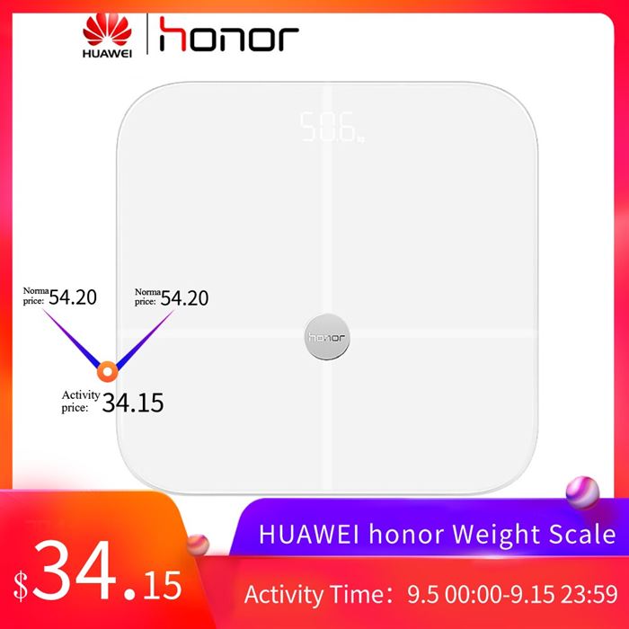 Honor Scale-Body Composition BMI Body-Weight-Scale Ios Digital Bluetooth HUAWEI Android