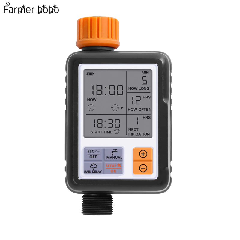 Automatic Electronic LCD Display Sprinkler Controller Outdoor Garden Timer Automatic Watering Device Irrigation System Yard Tool