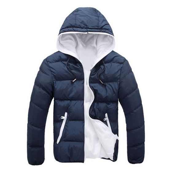 MJARTORIA Jacket Coat Parka Hooded Warm Thick Winter Men Casual Fashion Patchwork Cotton