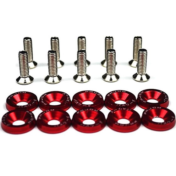 Fender Washer Bolts Screws Bumper-Engine License-Plate Car-Modified-Hex-Fasteners Concave