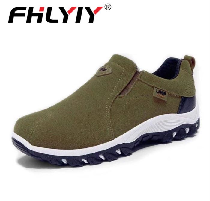 Fhlyiy Sneakers Loafers Men Shoes Suede Male Breathable Summer Slip-On Spring for Footwear