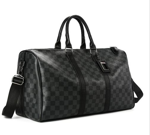 Duffle-Bag Business-City Travel Sport Luxury-Designed Pack Poker-Pattern Gym Classic