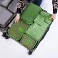 Local stock 6Pcs Waterproof Travel Bags Clothes  Luggage Organizer Pouch Packing SALE