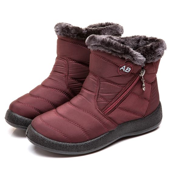 Women Boots Winter Shoes Lightweight Ankle-Botas Warm Waterproof Casual Female New 