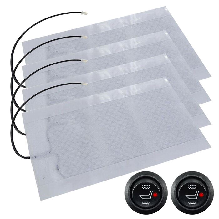 Cover-Mat Warmer Switch-Driver Car-Seat-Heater Electric-Pad Auto-Cushion Carbon-Fiber-Vehicle