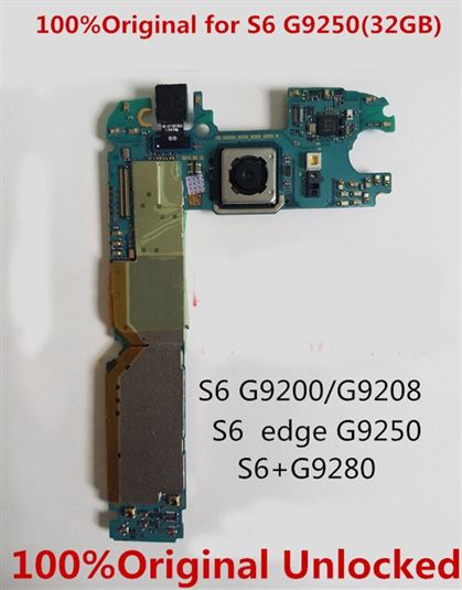 Circuit-Board-Plate for Samsung S6 G9250 32GB Logic Unlocked GIFT Working Toolfull 100%Original