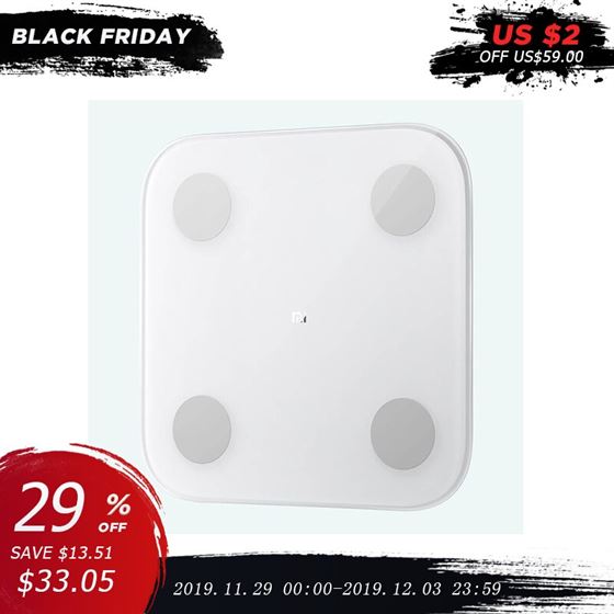 Xiaomi Scale 2 Balance-Test BMI Composition Health-Weight-Scale Body-Date Bluetooth Smart-Body