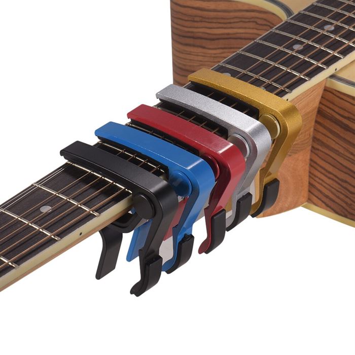 Guitar Capo-Clamp Ukulele Acoustic Bass High-Quality Alloysingle-Hand Aluminum for Classic