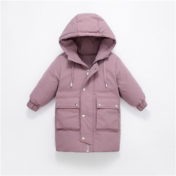 Winter Jacket Outerwear Hoodies Park Boys Coat Teenage Girls Kids Children's Warm New
