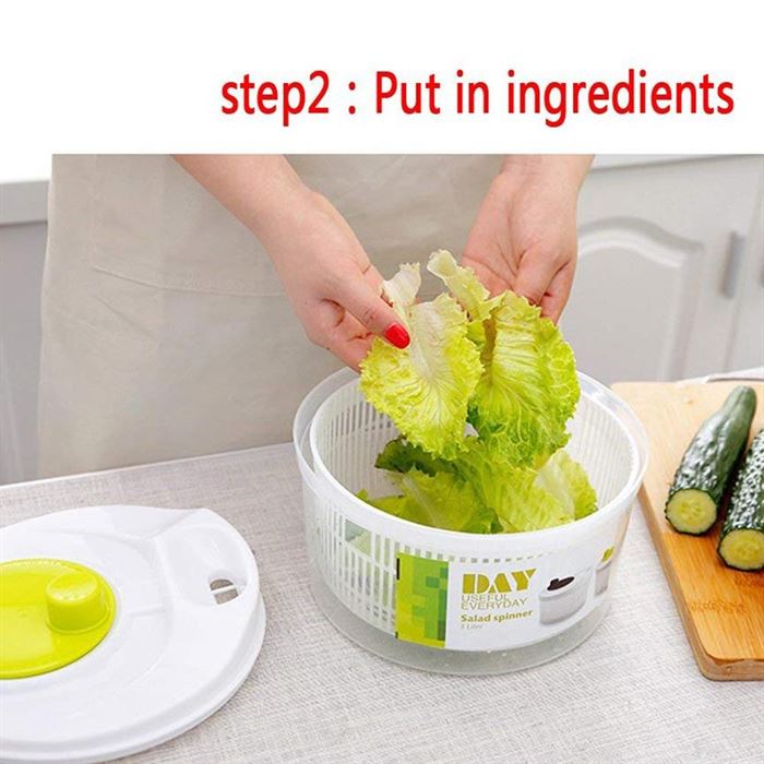 Vegetables-Dryer Washer Salad-Spinner Fruits-Basket Drying-Machine Kitchen-Tools Storage