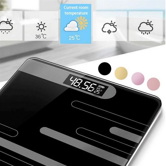 Digital-Weight-Scale Lcd-Display Electronic-Scales Floor-Body-Scale Body-Weighing Usb-Charging