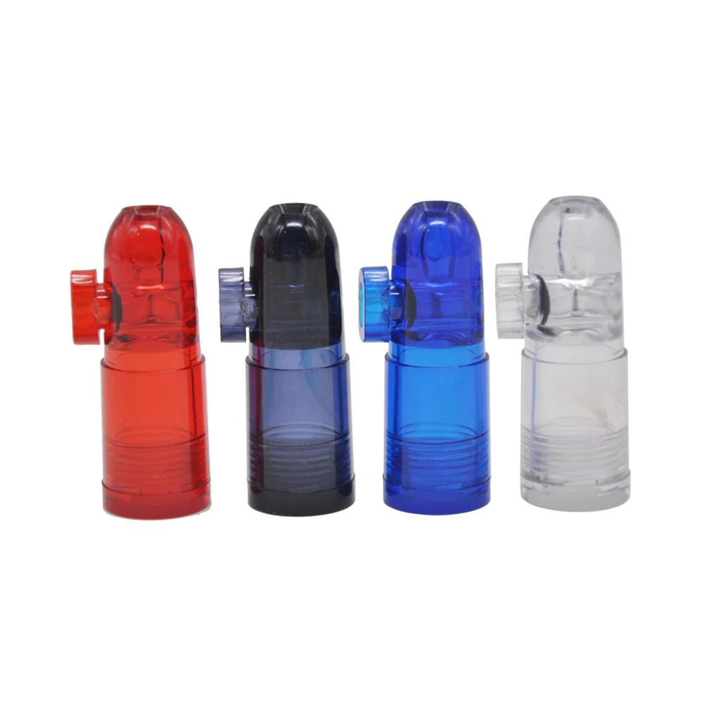 Snuff-Bottle-Dispenser Rocket-Shape Nose-Sniffer Bullet Plastic-Material Easy-To-Carry