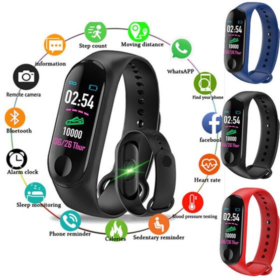 Watch Women Bracelet Wristband Heart-Rate-Tracker Activity Fitness Digital Bluetooth