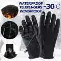 Glove Screen Windstopper Riding Snow Waterproof Winter Outdoor-Sports Unisex