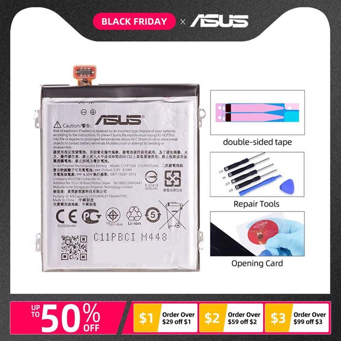 Original 2110mAh C11P1324 Battery For ASUS Zenfone 5 Battery Replacement Batteries For ASUS Zenfone 5 A501CG A500CG A501 T00j