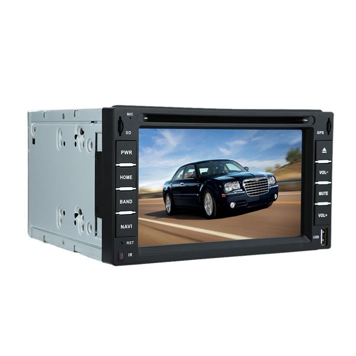 Entertainment-System Radio Gps Navigation Multimedia Sd-Player Bluetooth 2-Din Car DVD