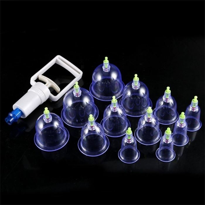 Massage Cupping-Cup Anti-Cellulite Vacuum-Cans Back-Body Medical Chinese 12-Cups