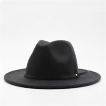 Wool Fedora Hat Felt-Cap Sombrero-Caps Jazz Church Ladies Trilby Wide-Brim Chapeu Hawkins