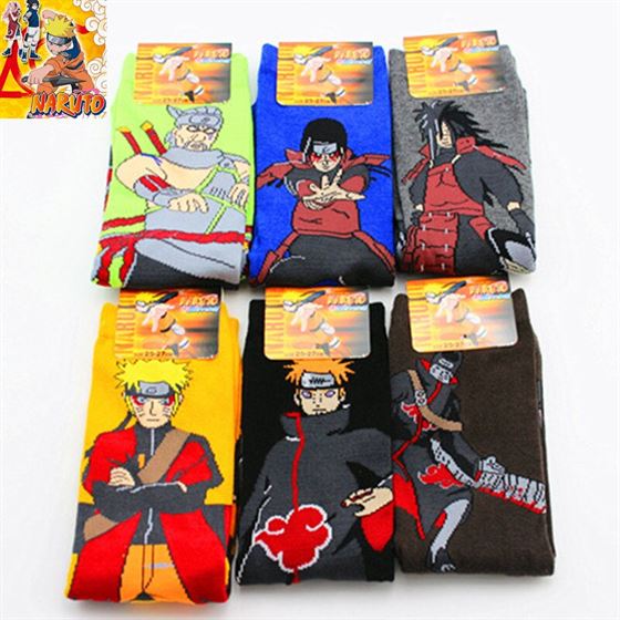 Props Naruto Long-Sock Itachi Akatsuki Cosplay Halloween Anime Adult Cotton Cartoon Gift