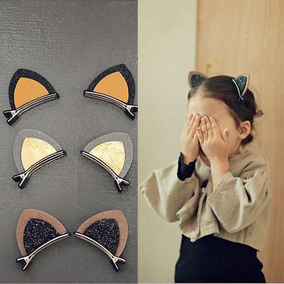 Cat Ear Hairpin Hair-Accessories Sale Girls Lovely 1piece Headwear Cute New-Fashion 6-Colors