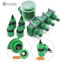MUCIAKIE Water-Timer Splitter Irrigation-Controller Garden 1/2/4-way-hose with Automatic