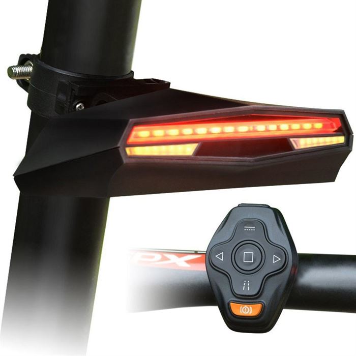 Remote-Control-Taillights Smart-Accessories Bicycle-Safety-Products Laser-Steering-Lights