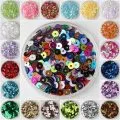 Diy-Accessory Decoration Paillette-Sewing-Clothes Crafts Sequin Coser Flat Round 6mm