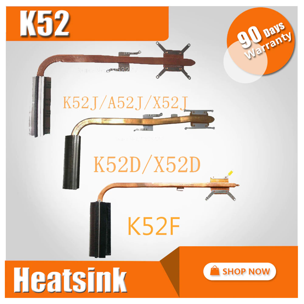 Heatsink Cooling-Fan Laptop K52F X52F ASUS for CPU X52f/K52f/A52f/.. Original