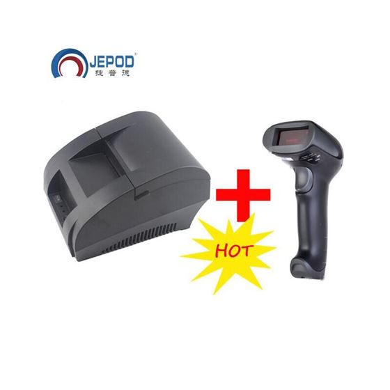 Printer POS Usb-Port Receipt-Thermal-Printer Built-In-Power-Adapter JP-5890K Mini 58mm