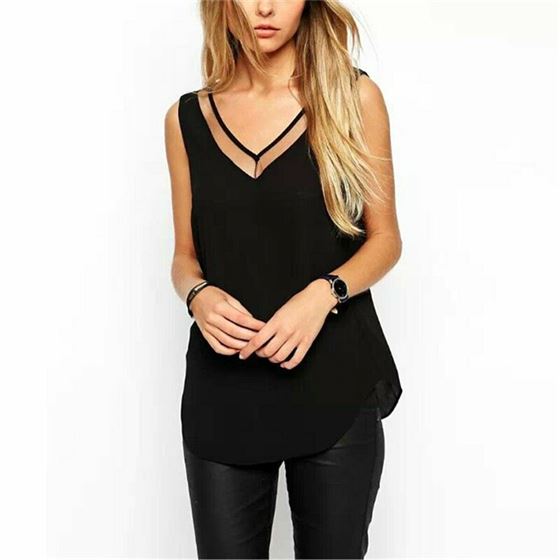 Ladies Tops Vest Camis T-Shirt Club Night-Wear Party Summer Tank Sexy Plus-Size Womens