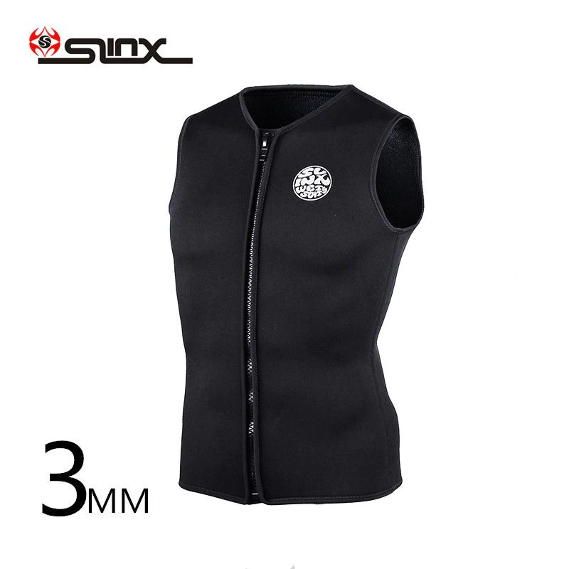 SLINX Sleeveless Wetsuit Vest Surf Diving 3mm Neoprene Outdoor Unisex 