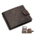 Cards Wallet Hasp Purse-Coin-Pouch Bifold Multi-Functional Vintage Male Designer Luxury